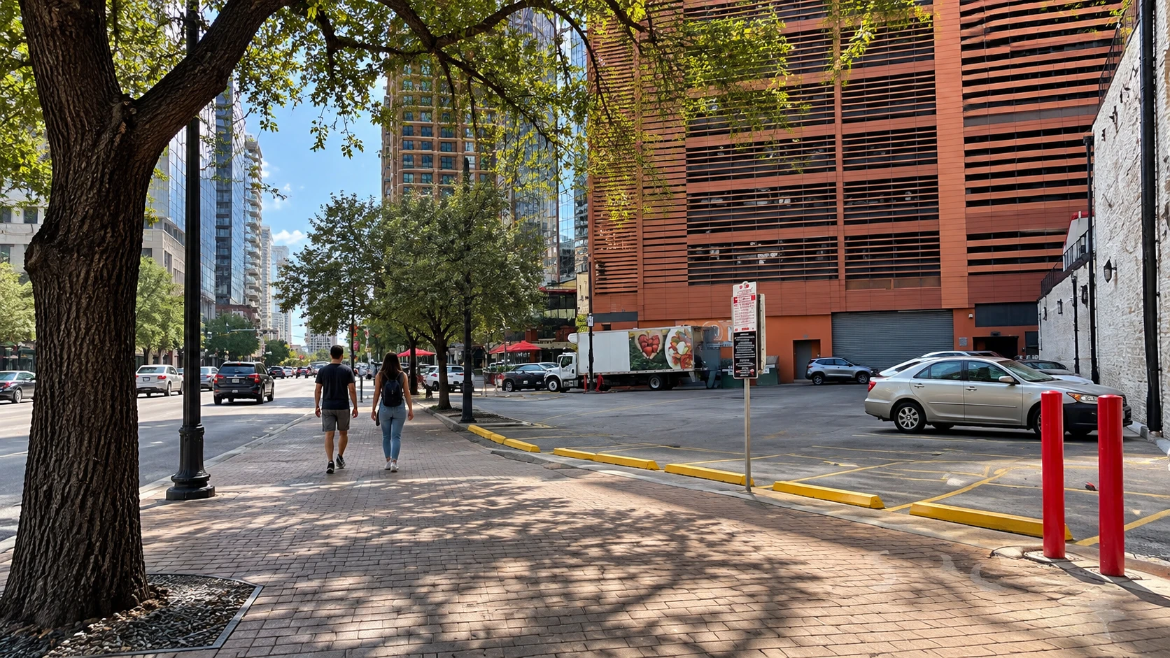 Congress Avenue beside the Fan Hub site