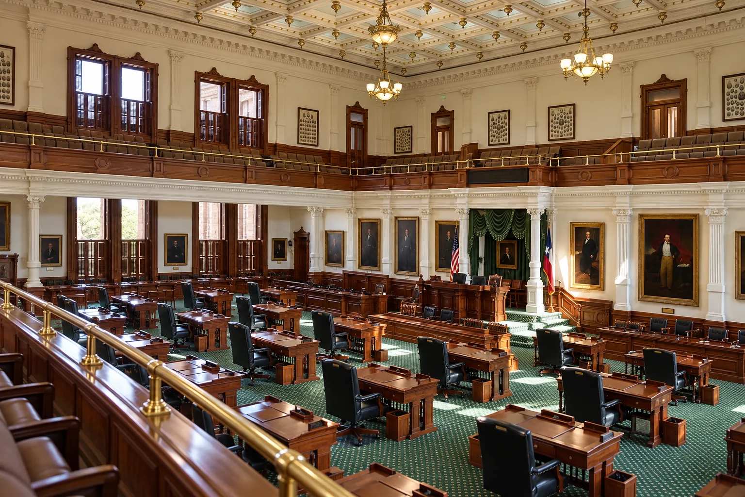 The Texas Senate chamber
