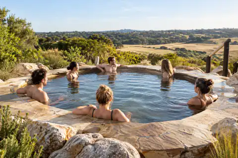 Mornington Peninsula hot springs & coastal views