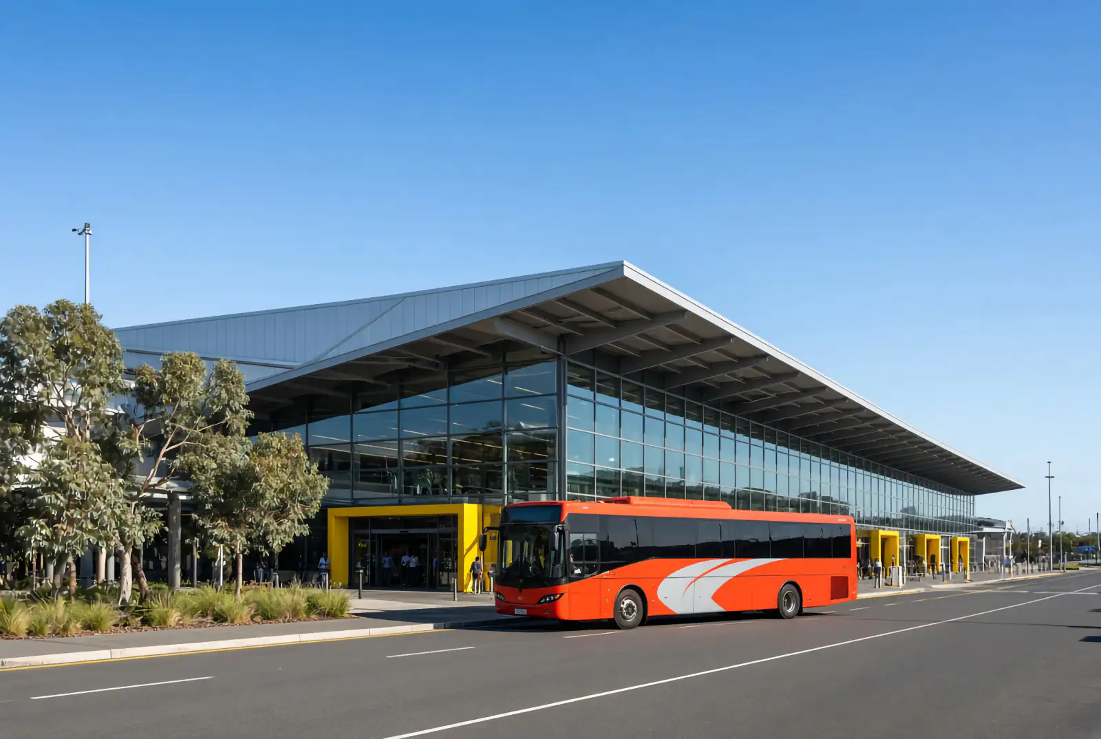 Editorial illustration: melbourne airport tullamarine