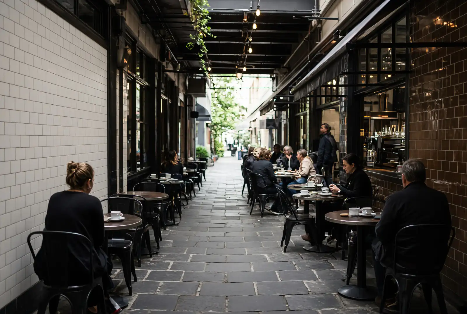 Editorial illustration: degraves street coffee