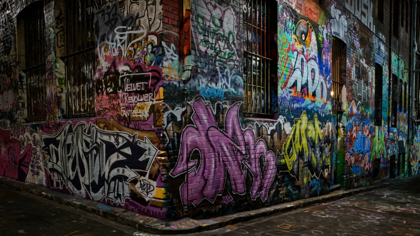 Editorial illustration: Hosier Lane