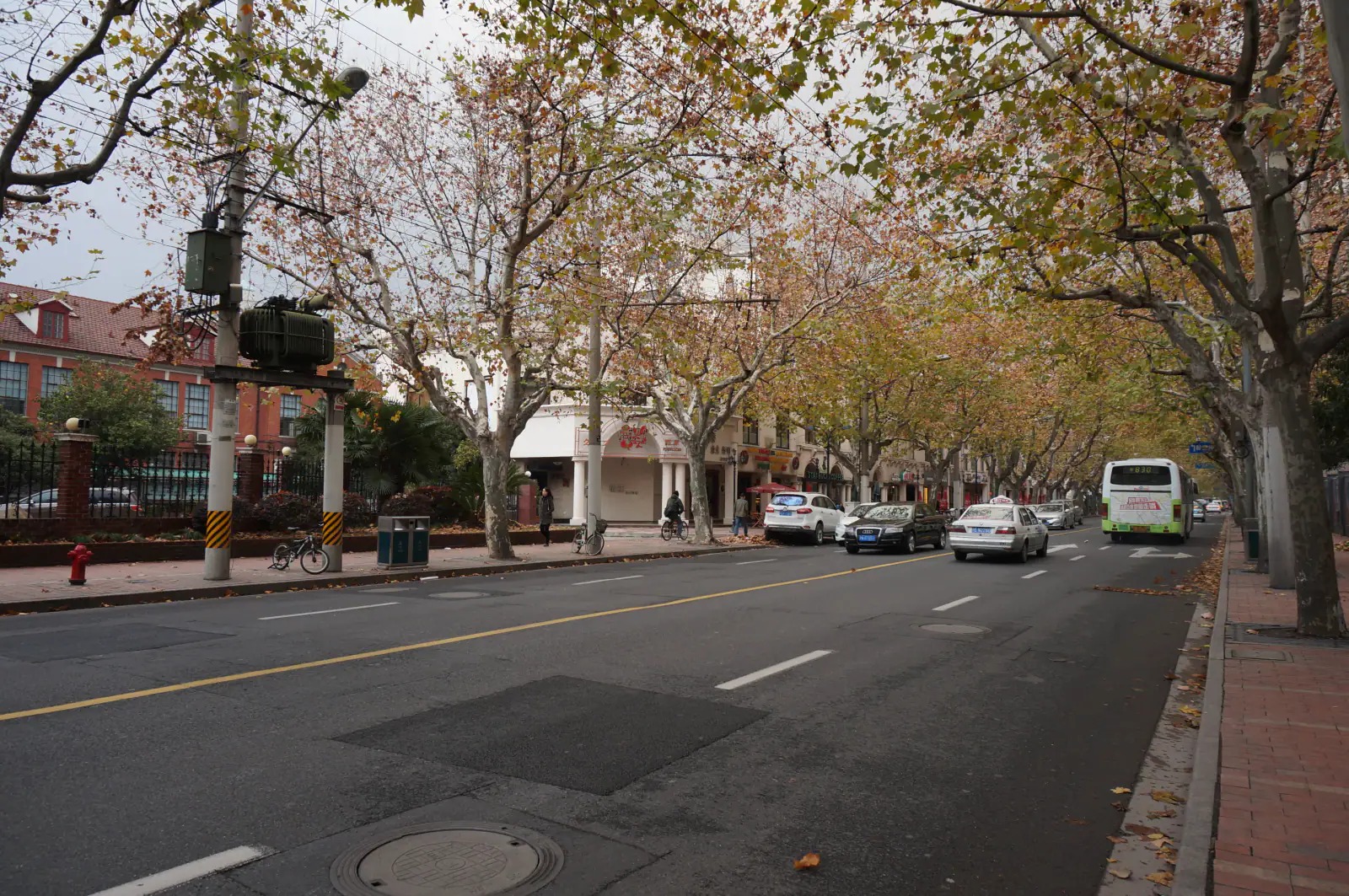 Street view of Hengshan Road, Shanghai