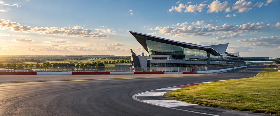 Silverstone, the home of the British Grand Prix.