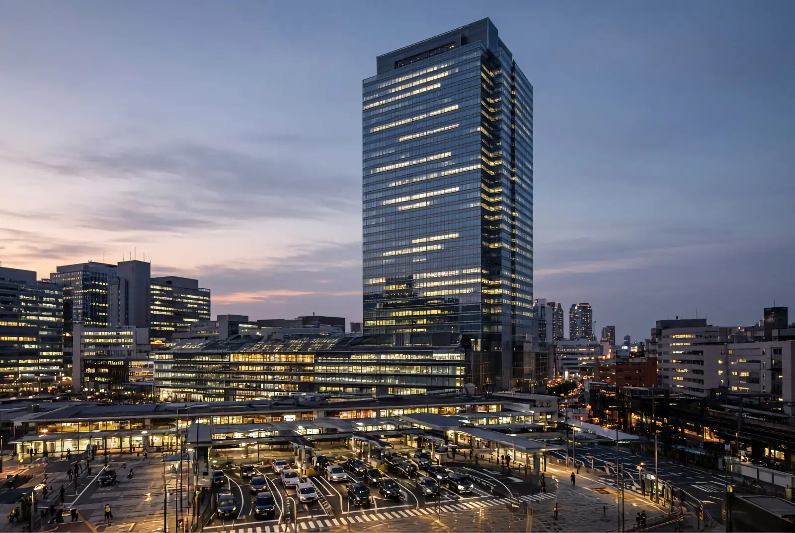 Editorial illustration: nagoya station hotel tower