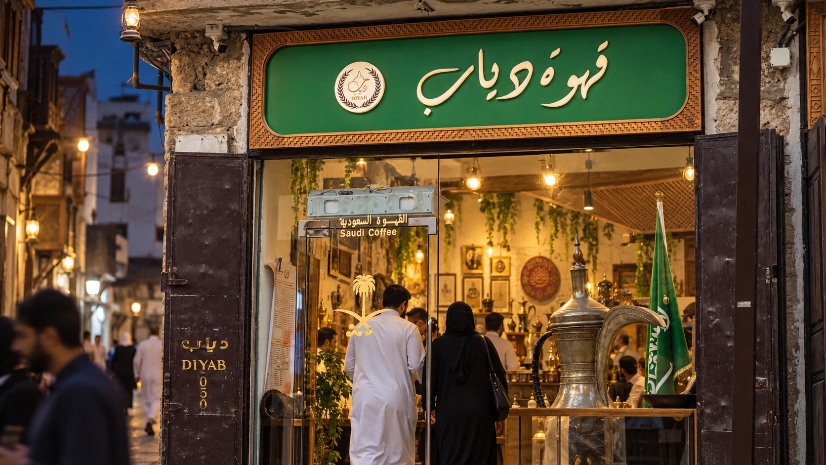 Al-Balad after dark, Jeddah