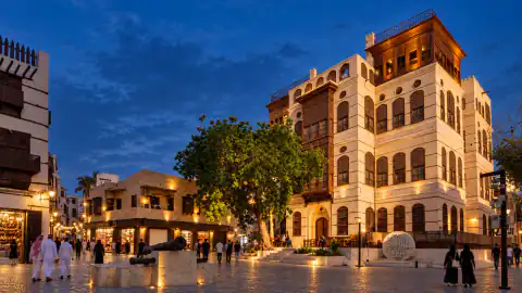 Al-Balad after dark