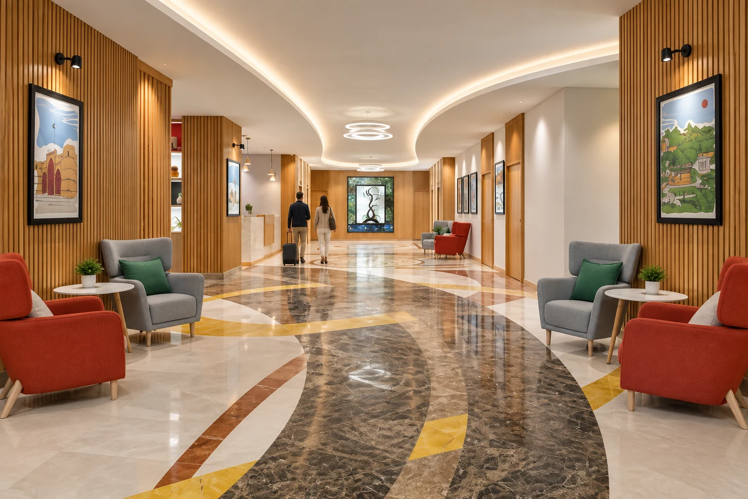 Hotel lobby