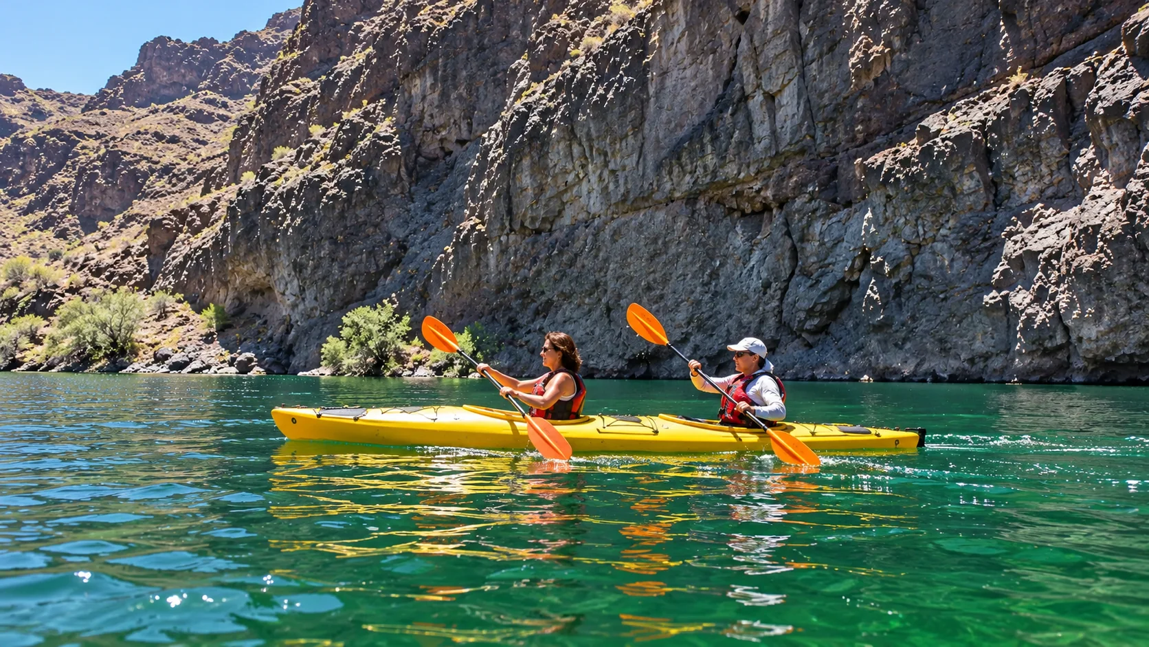 Evolution Expeditions — private Emerald Cave kayak, Las Vegas