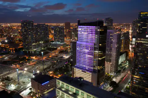 Brickell skyline — a suggested Miami base for the mid-range plan
