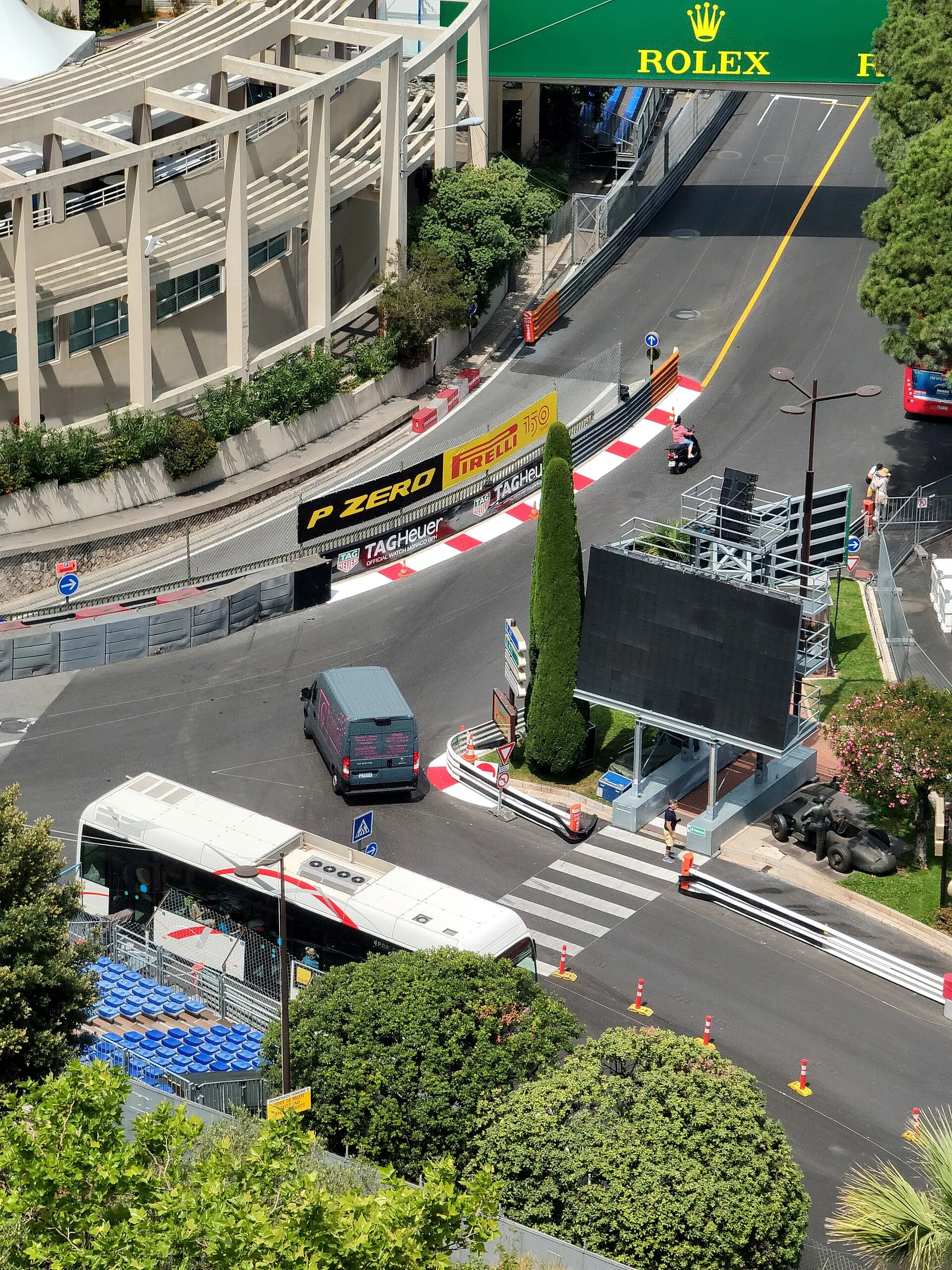 The Antony Noghès final corner on the Circuit de Monaco.