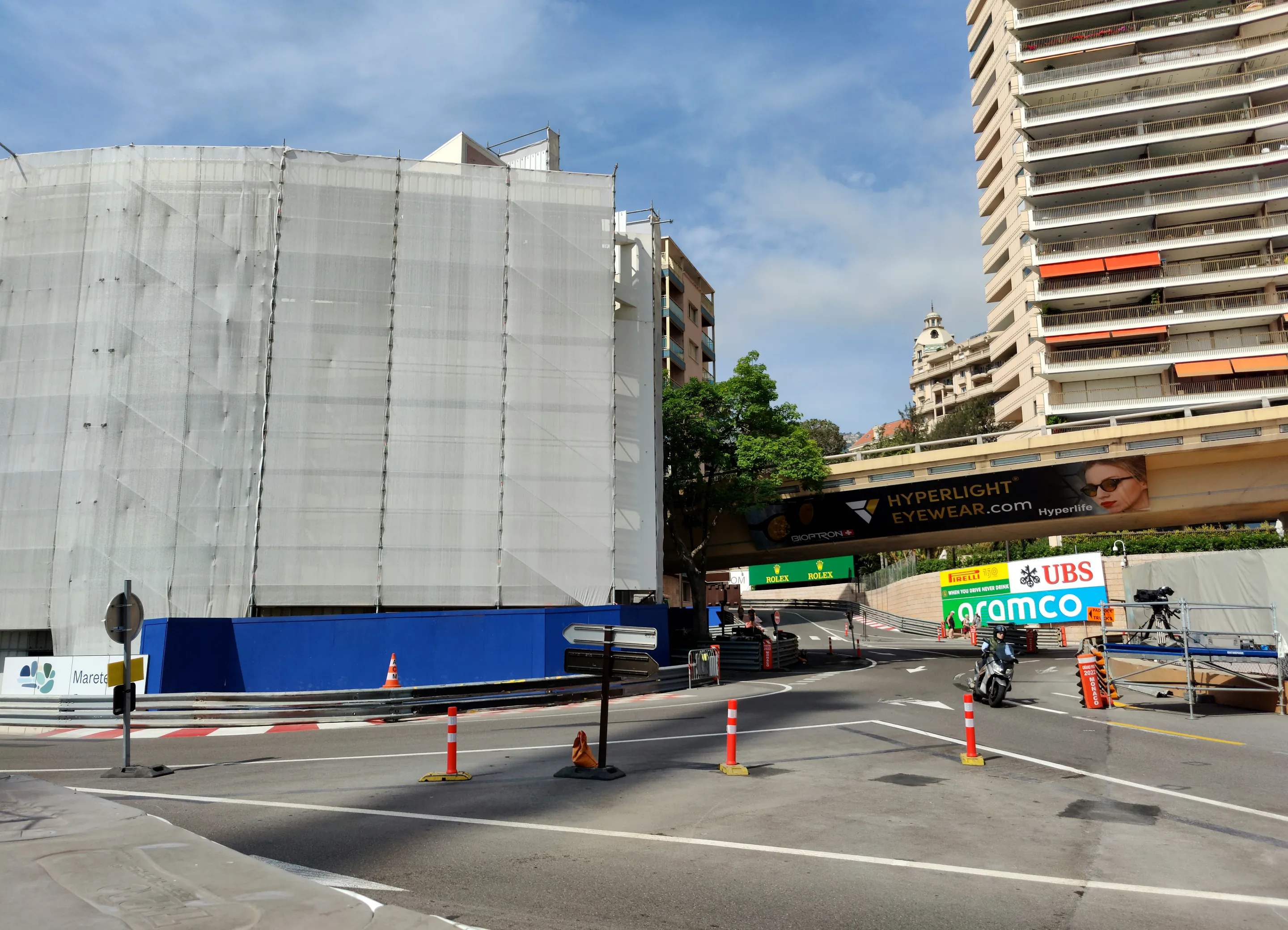 Portier on the Circuit de Monaco, before the tunnel.