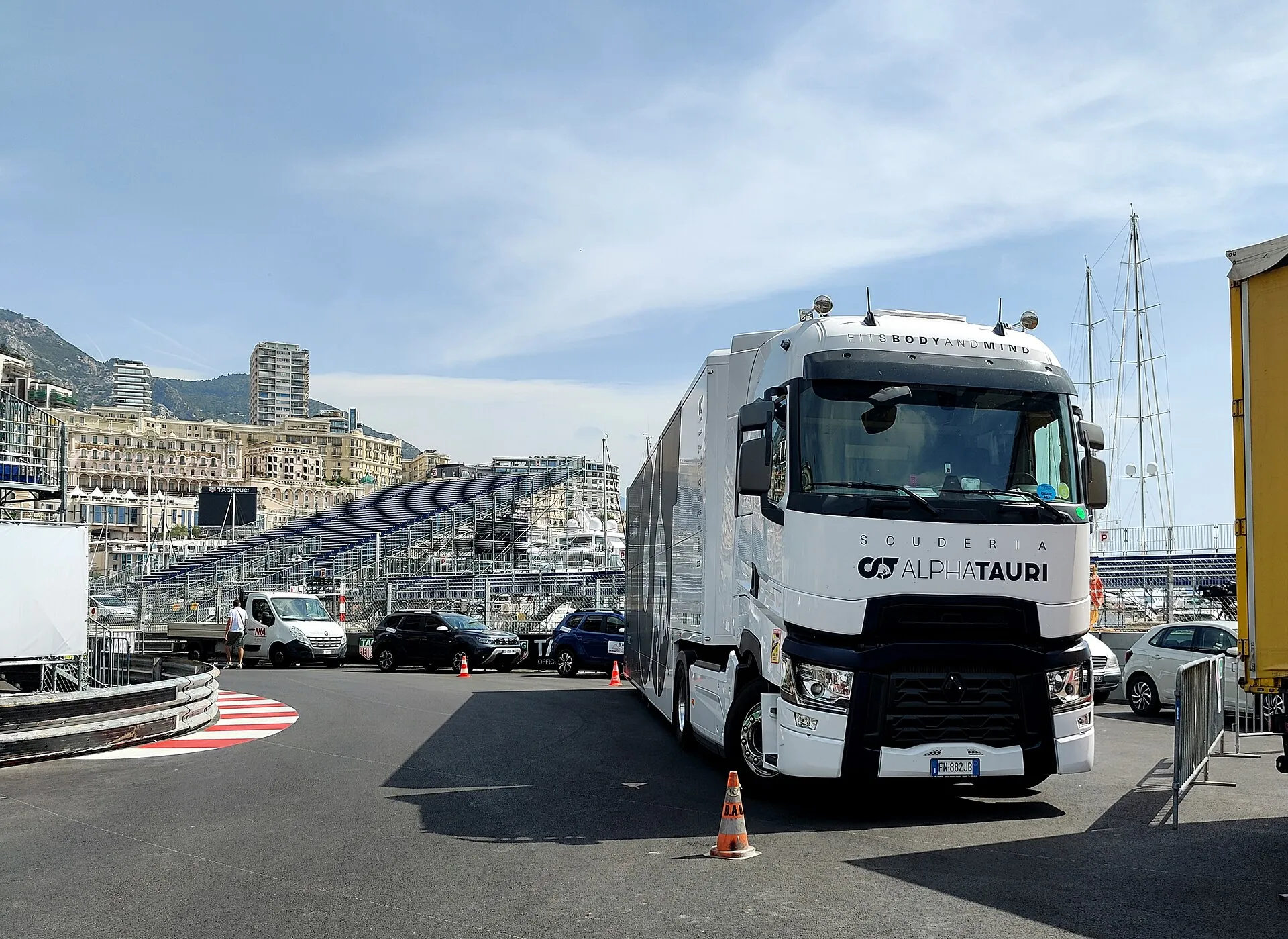 The Swimming Pool complex on the Circuit de Monaco.