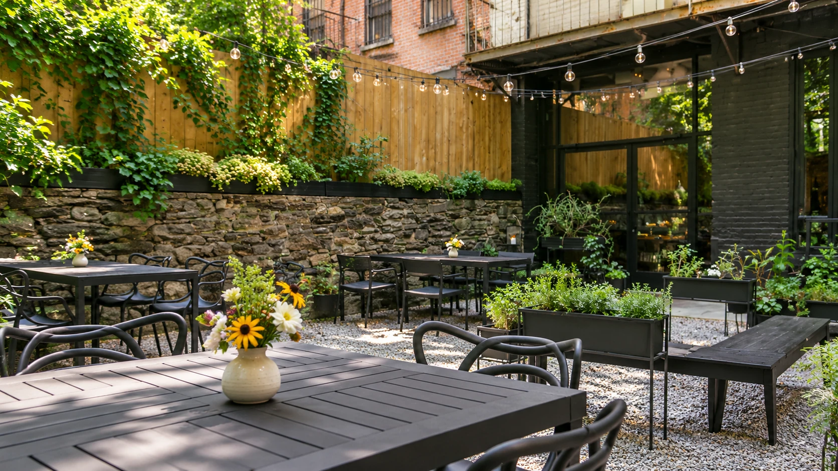 Courtyard garden