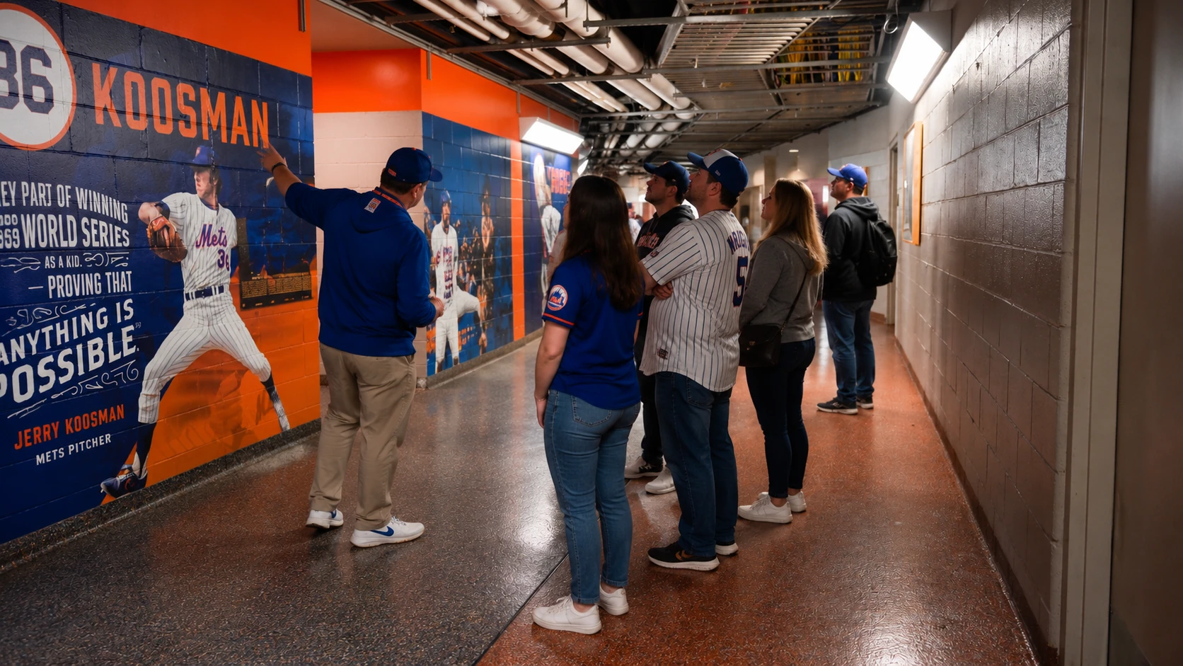 Behind-the-scenes tour corridor