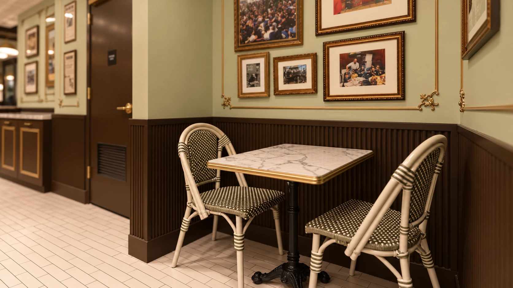 A table inside
