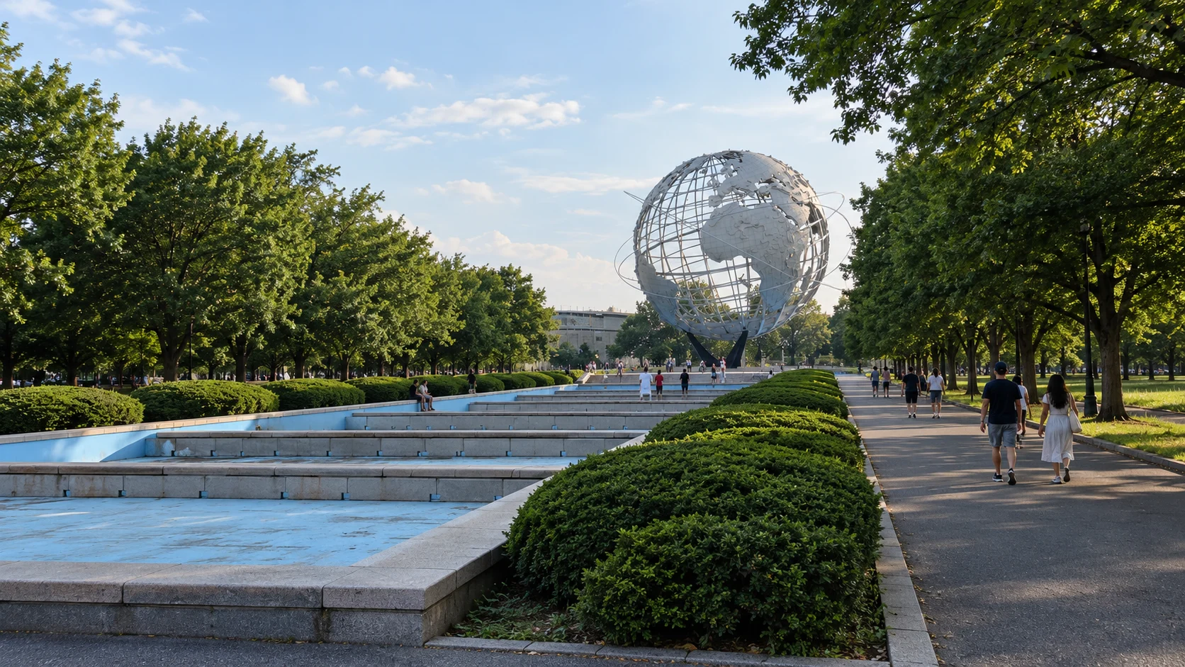 Flushing Meadows Corona Park & Unisphere, New York