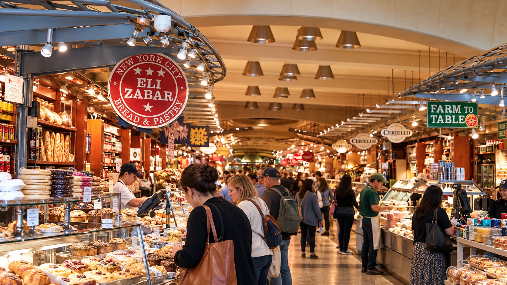 Grand Central Market aisle