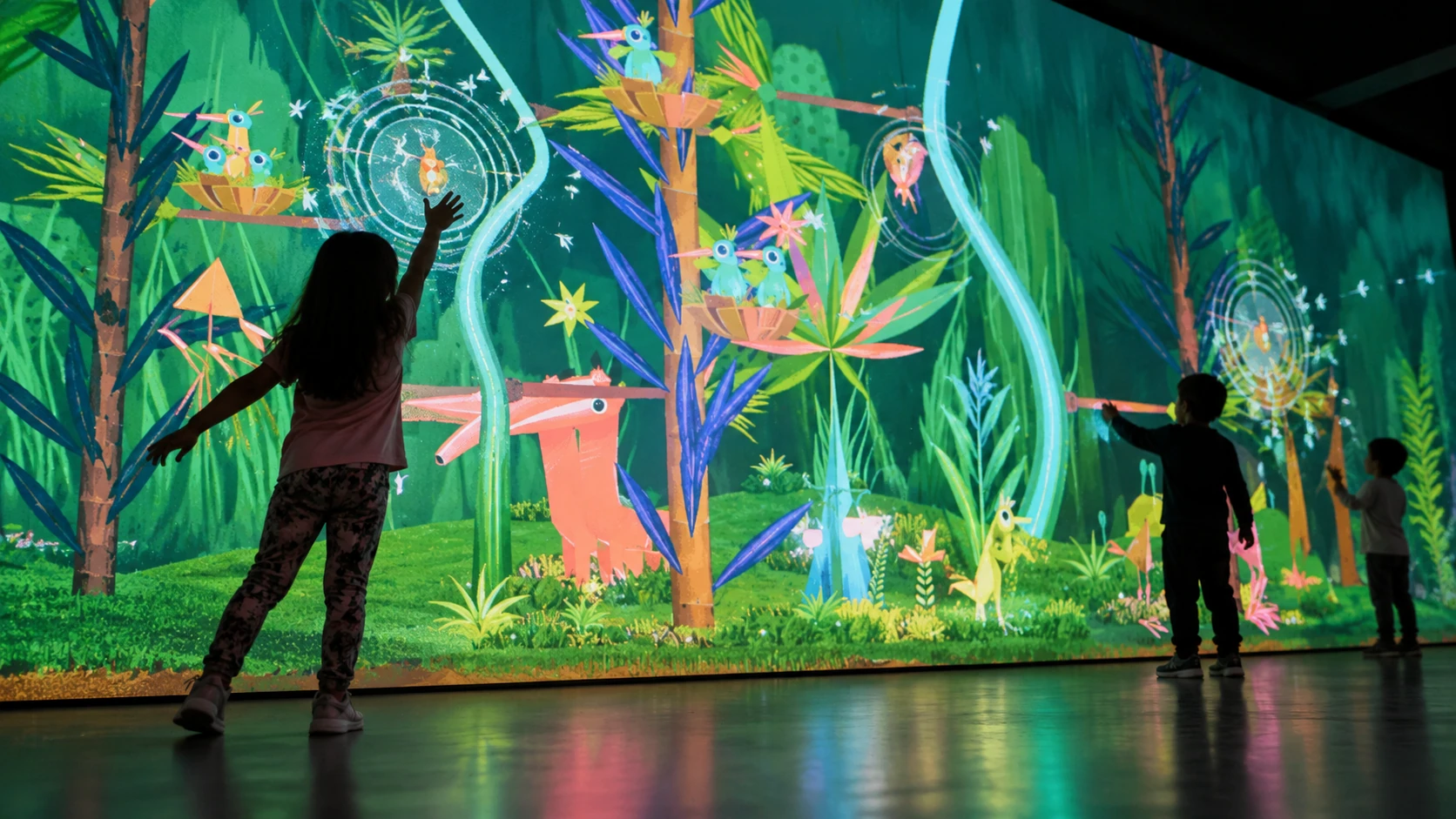 Connected Worlds interactive environment