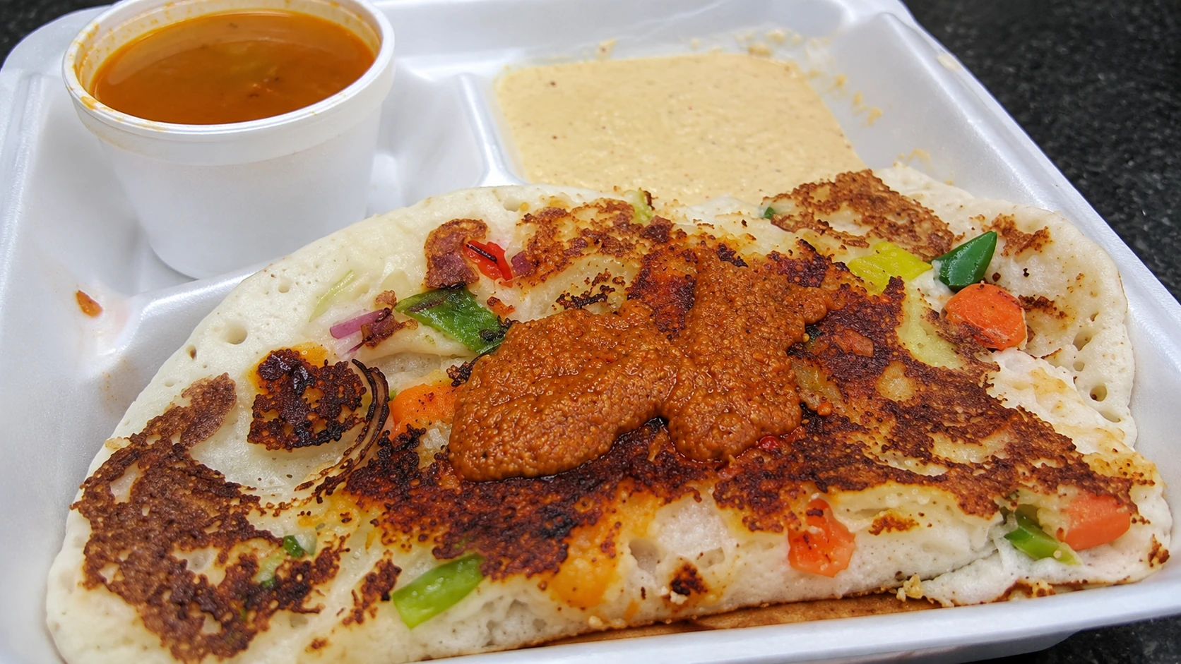Vegetable uthappam