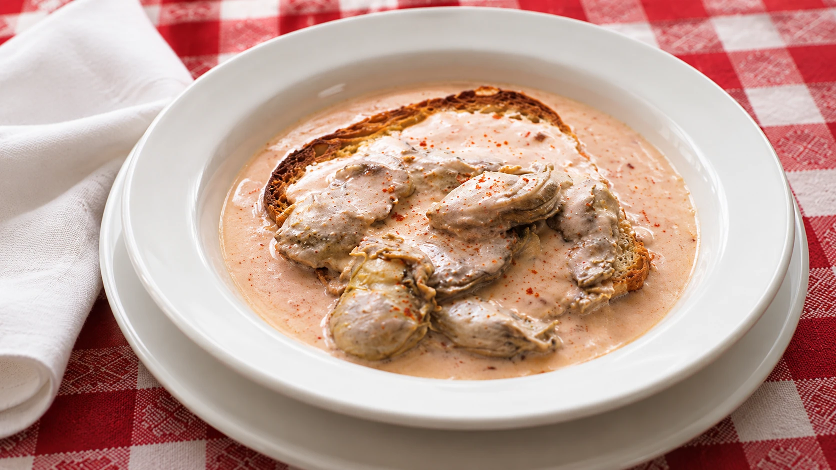Oyster pan roast