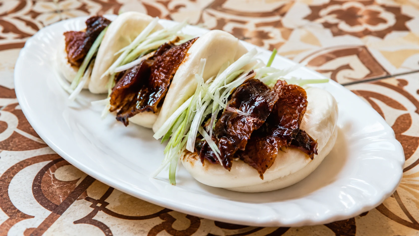 Peking duck buns