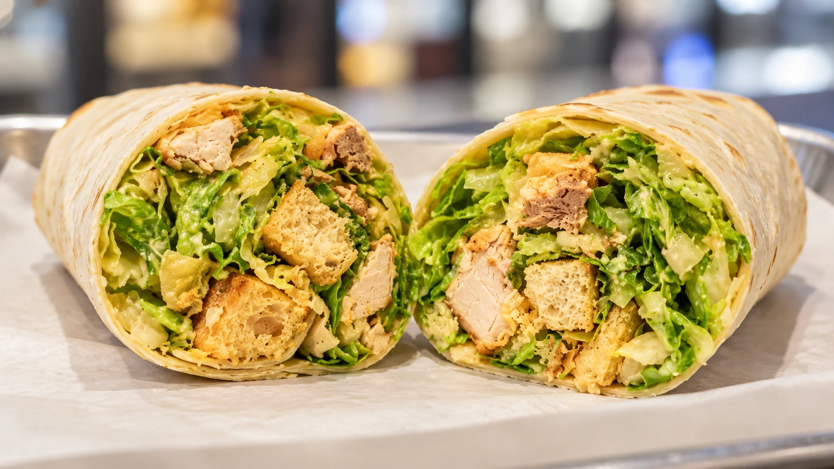 Chicken Caesar wrap