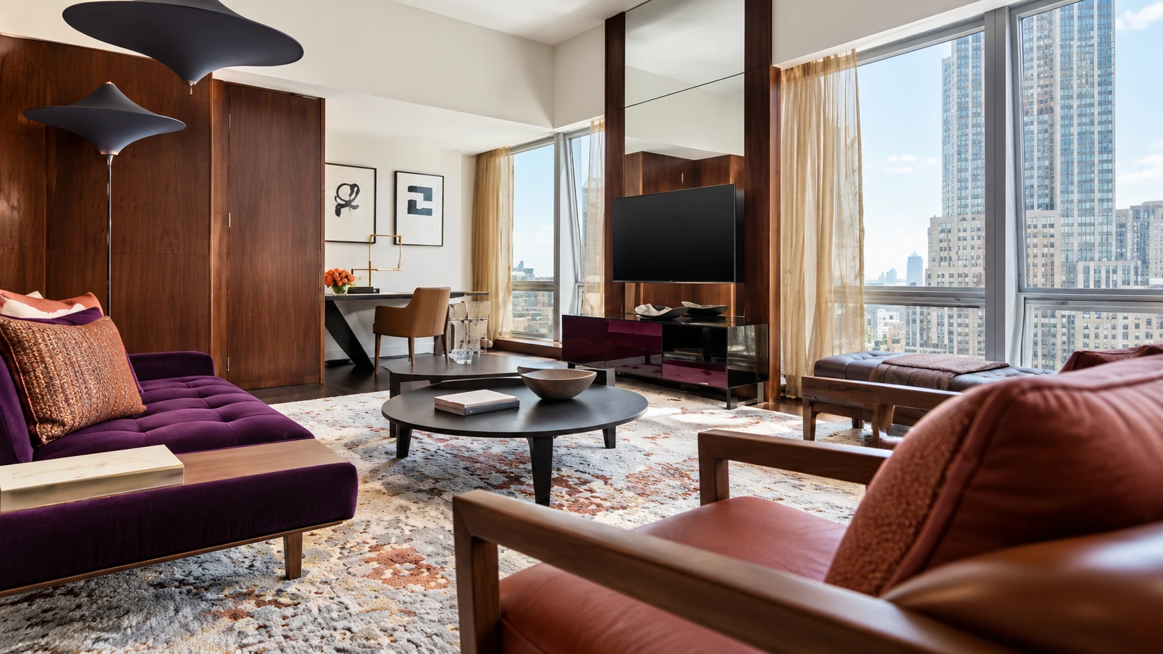 Presidential suite living room