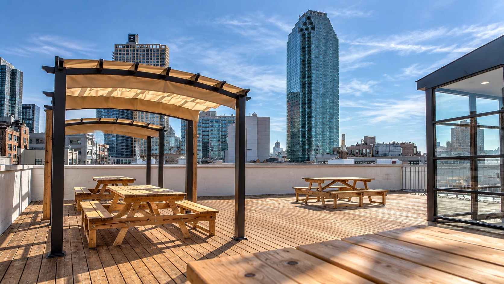 Rooftop terrace