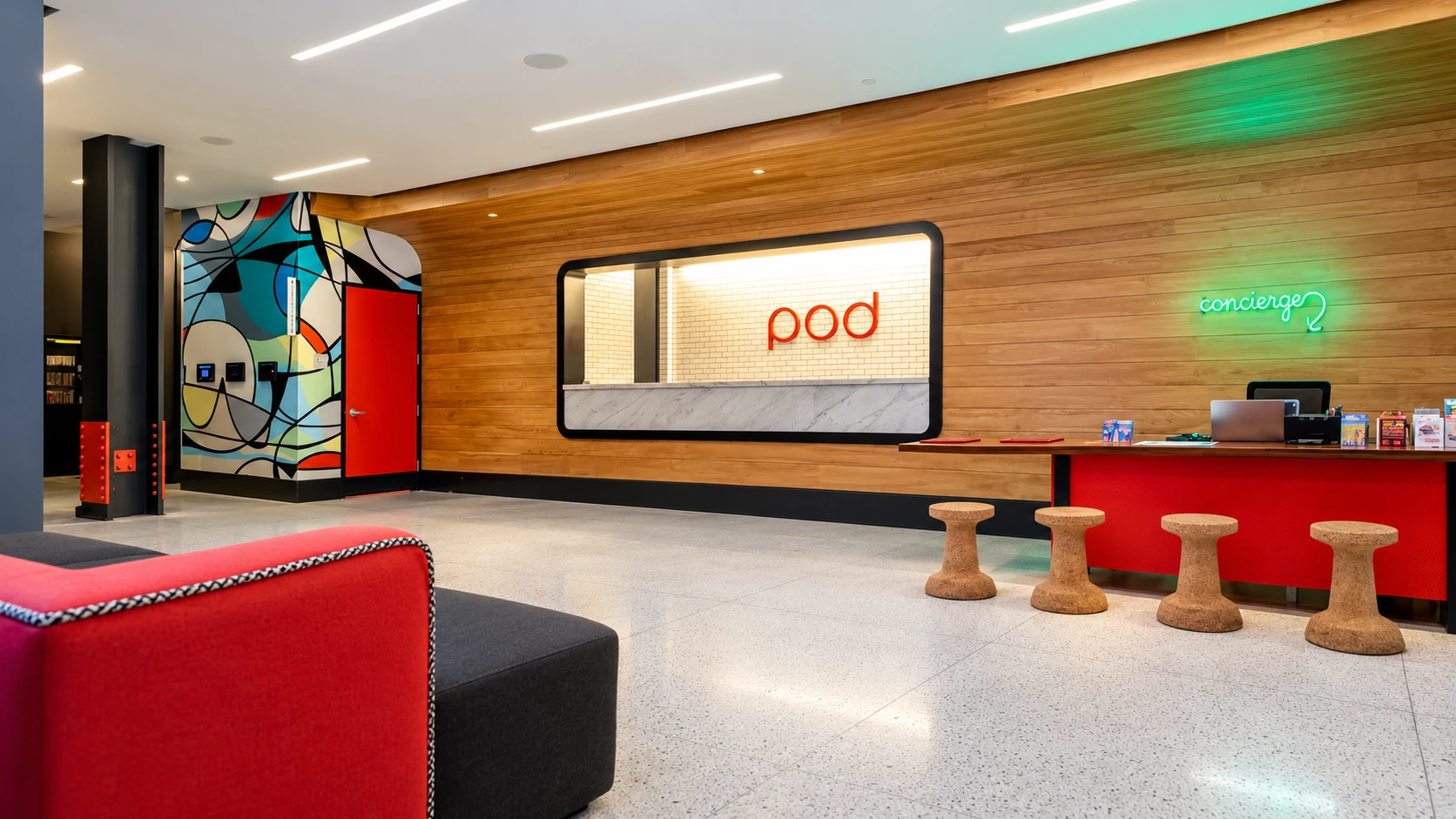 Reception lounge