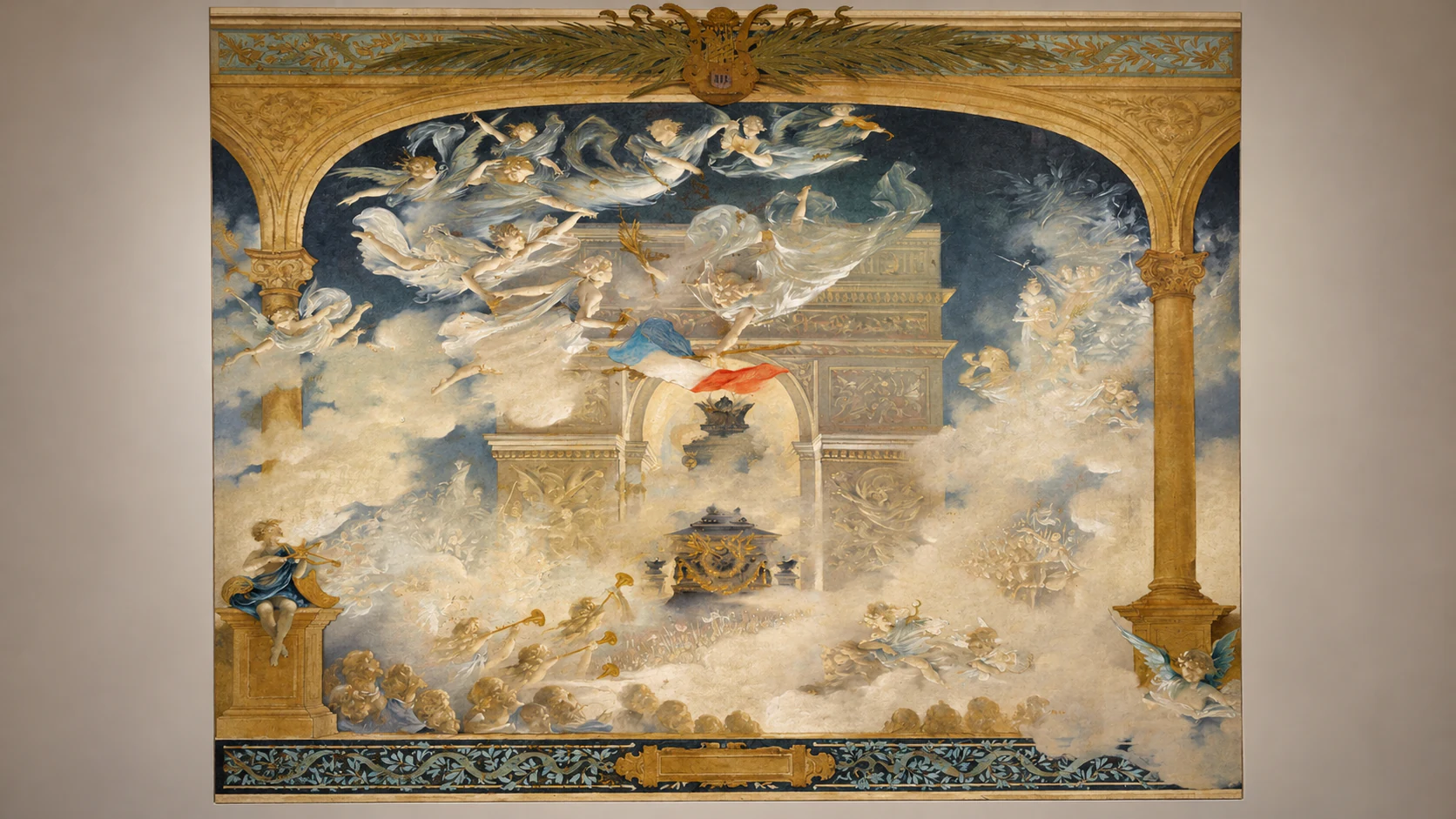 L’Apothéose de Victor Hugo by Guillaume Dubufe