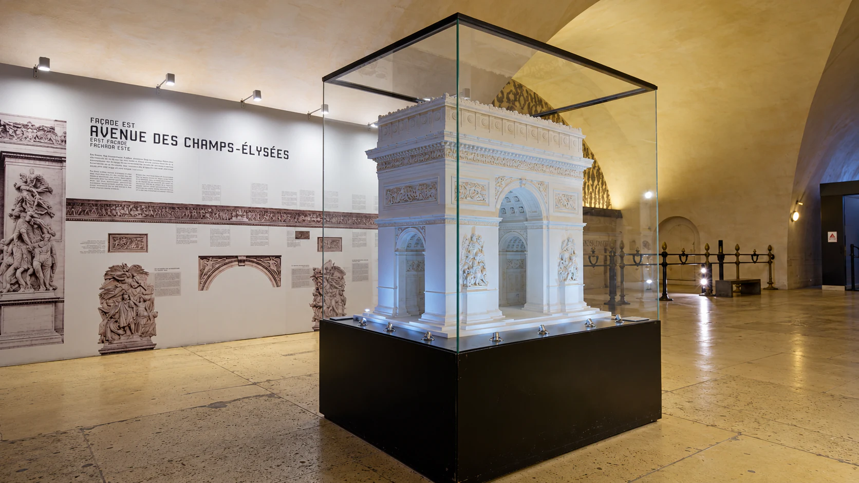 The monument model in the attic museum