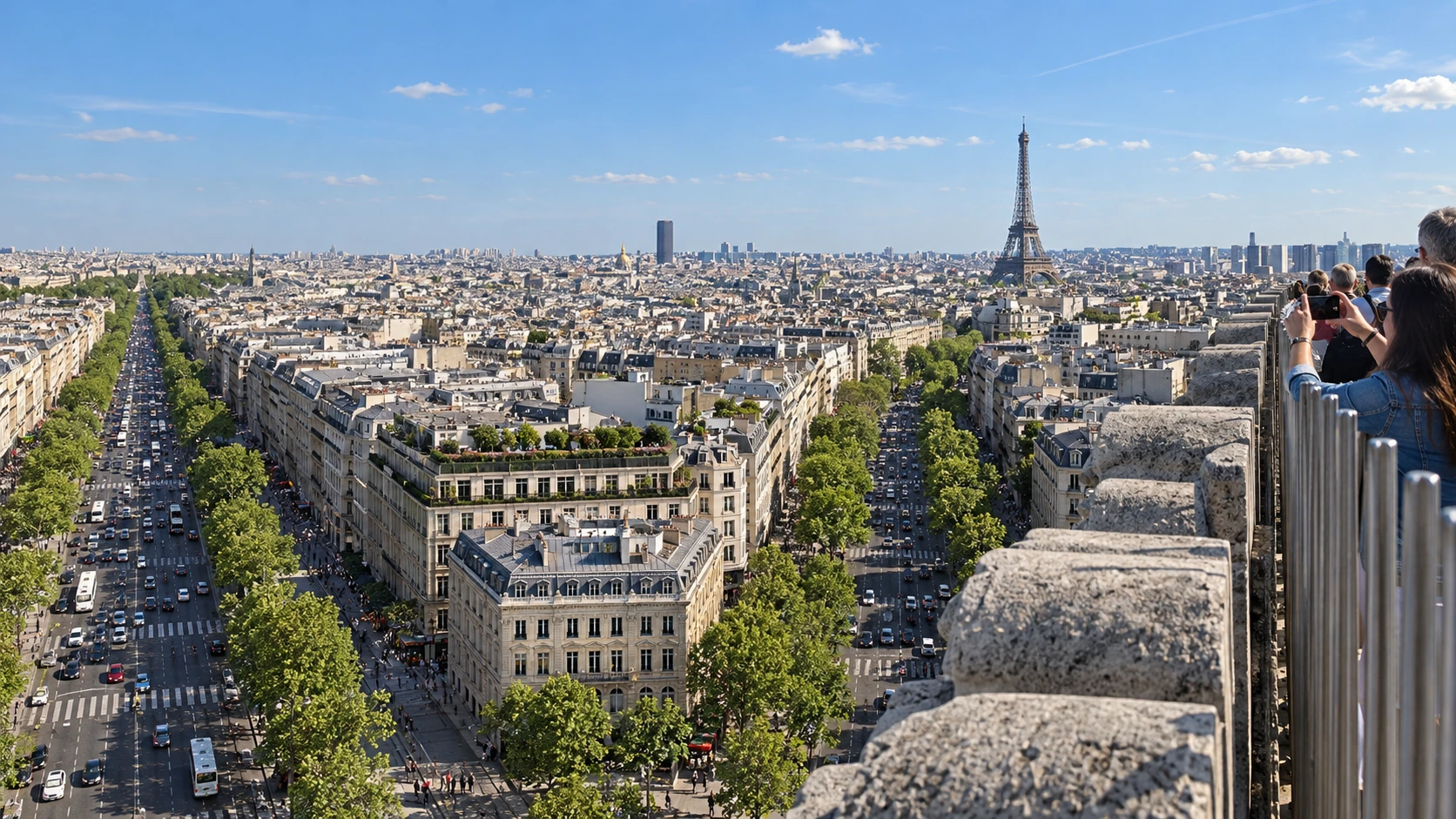 Paris from the terrace