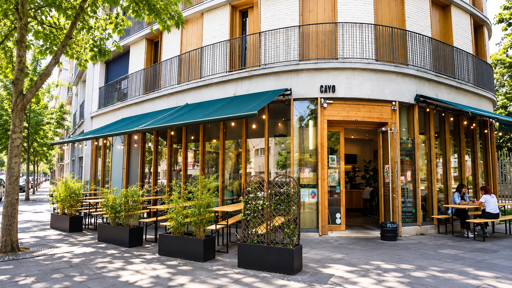 Shopfront and pavement