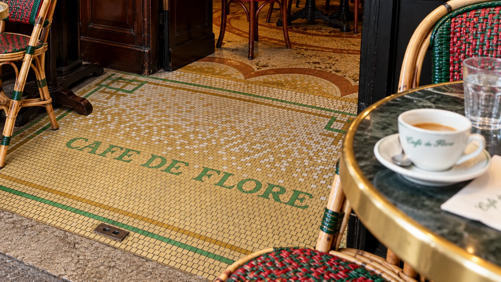Entrance mosaic