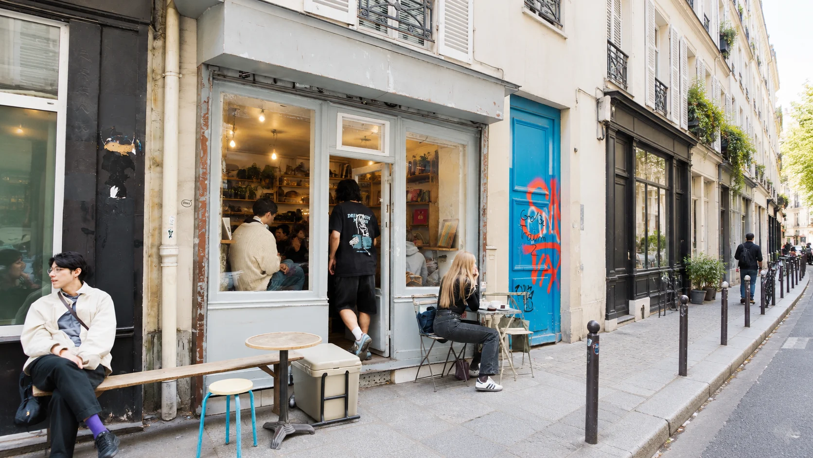 Shopfront and pavement