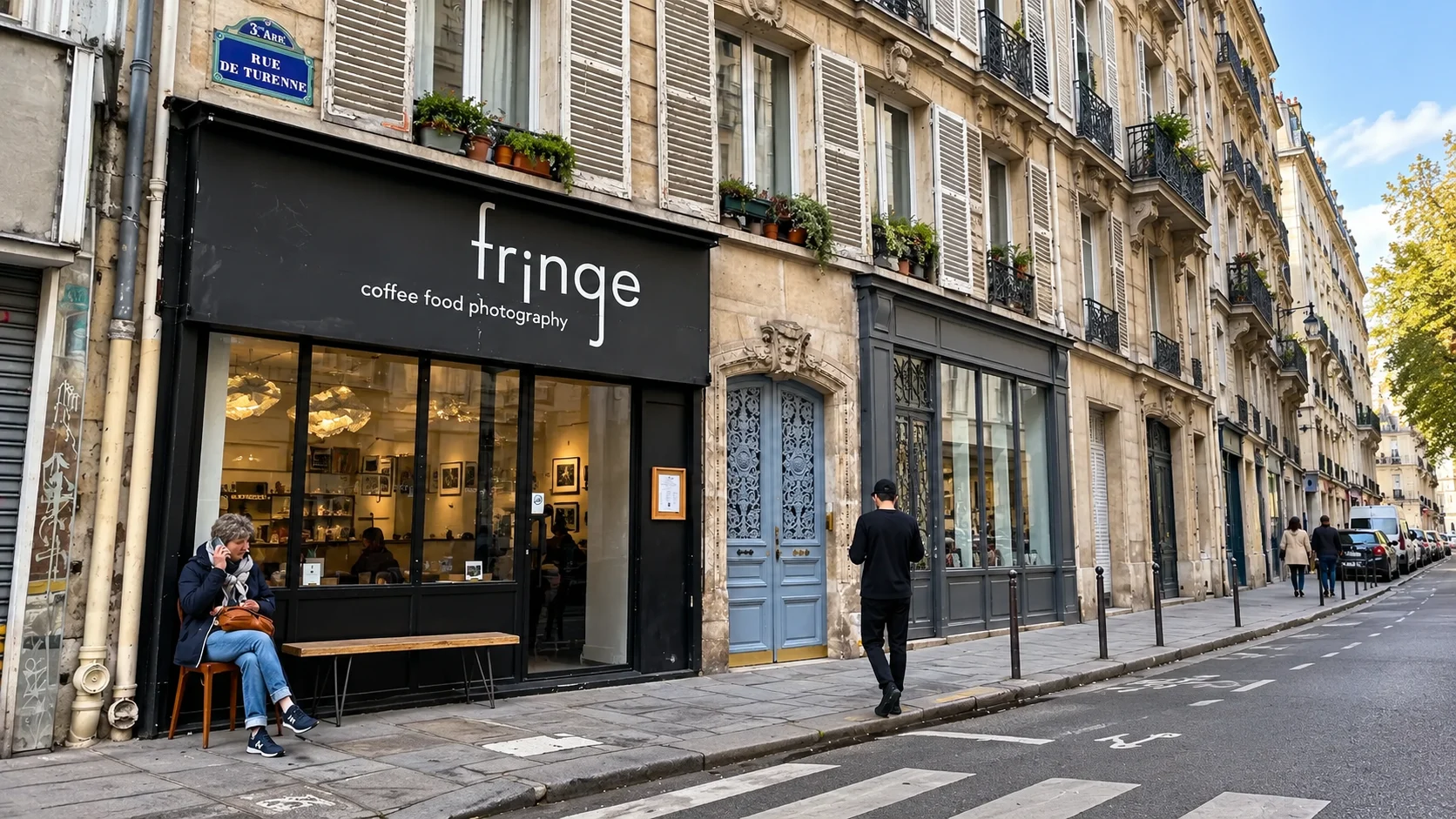 Shopfront and pavement