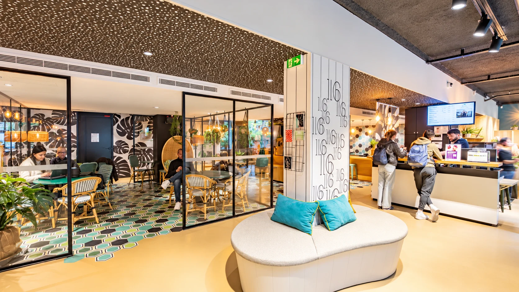 Lobby seating