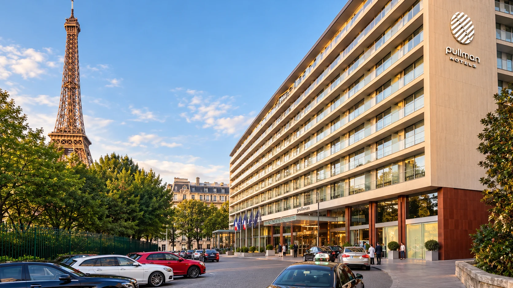 Hotel entrance & approach