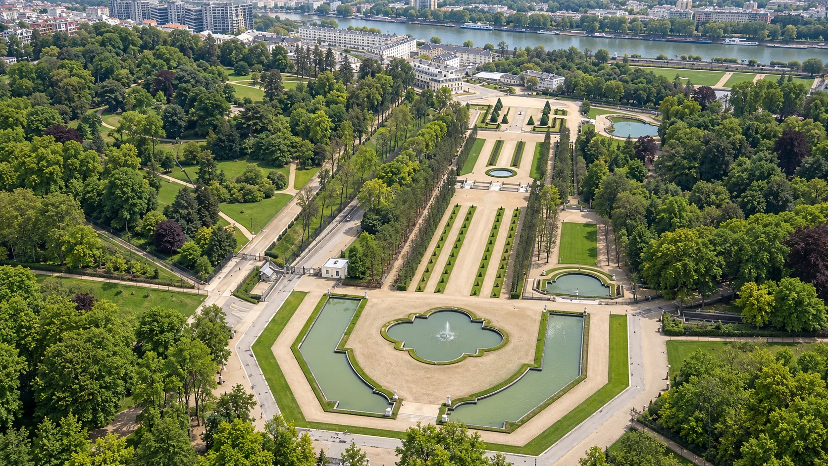 Formal garden perspective