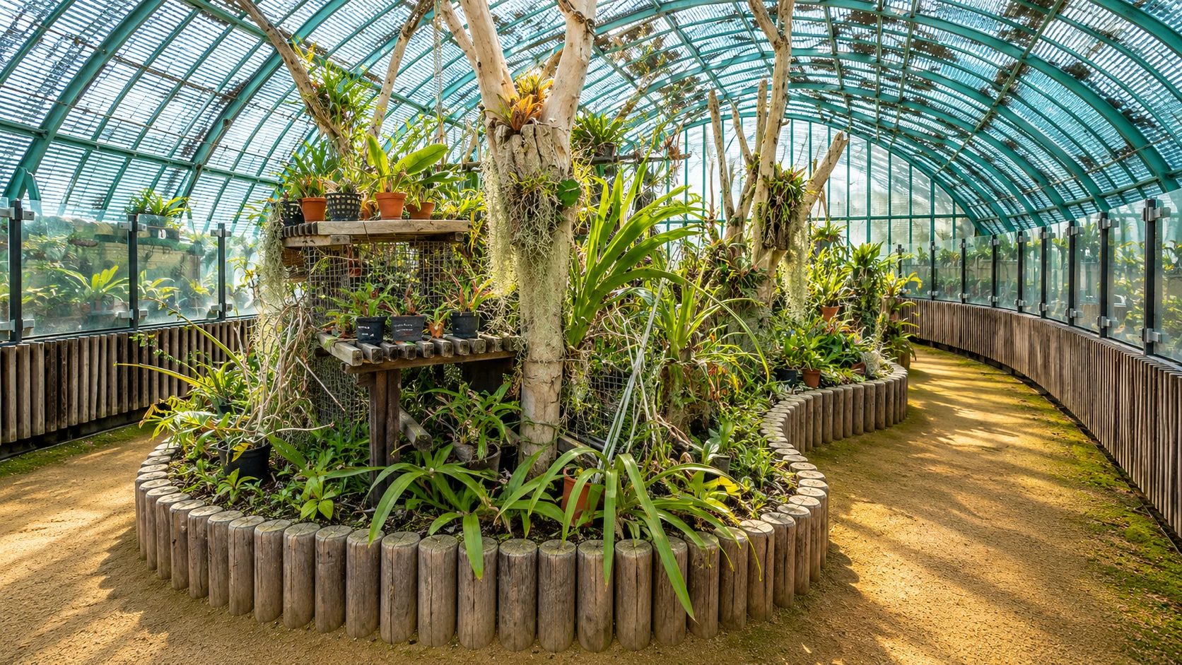 Tropical planting & paths
