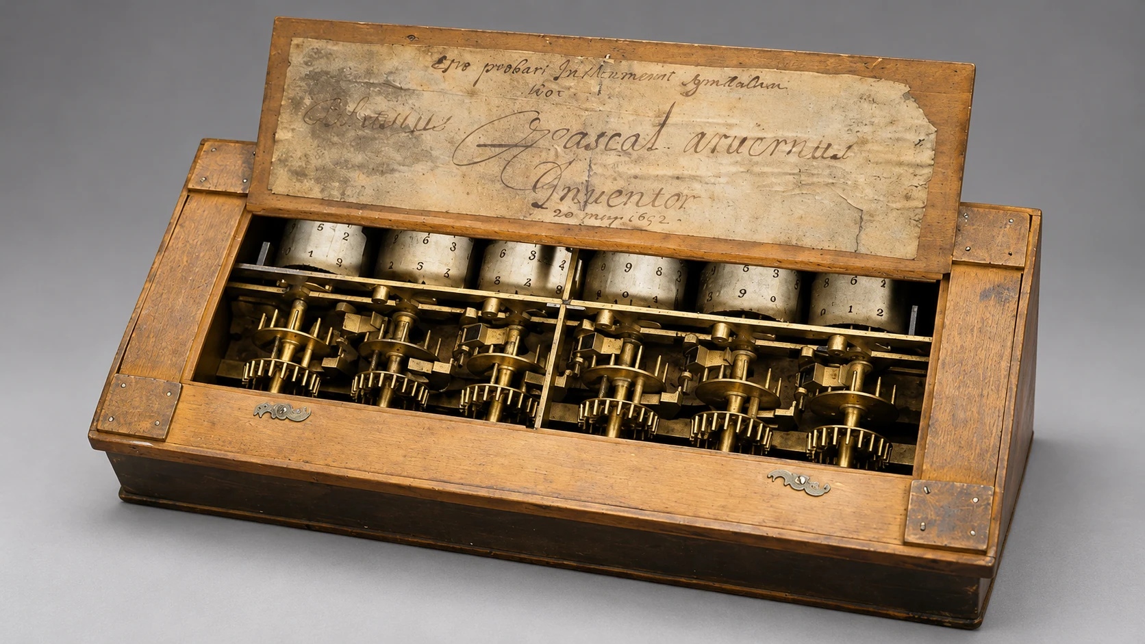 Pascal’s calculating machine