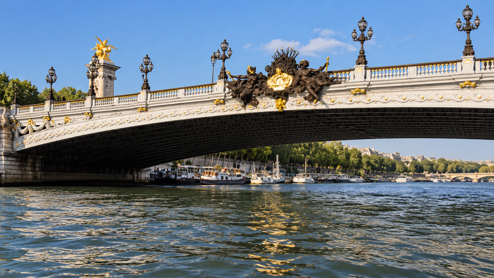 Pont Alexandre III from the boat