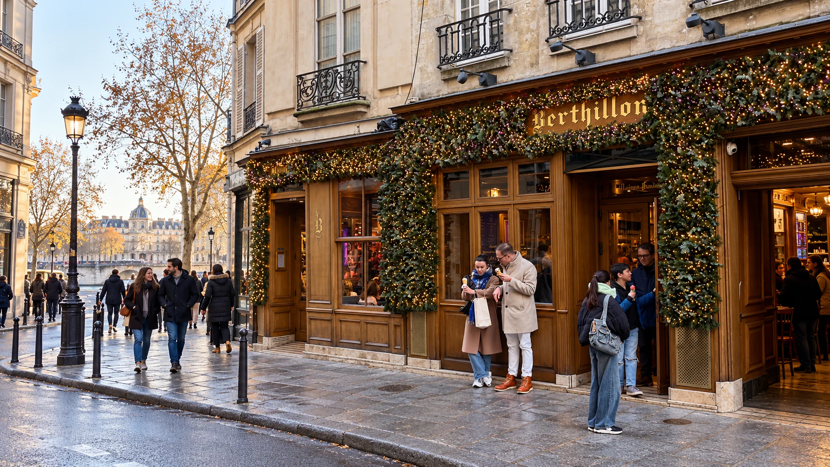 Berthillon on Rue Saint-Louis-en-l’Île