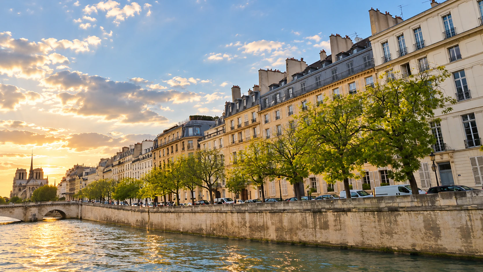 Quai de Béthune from the river