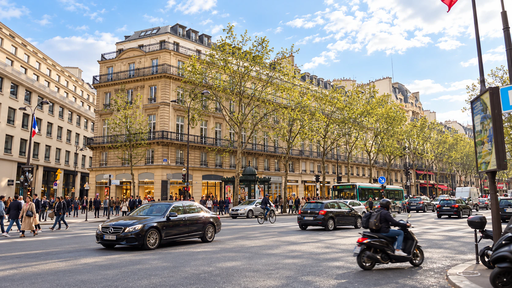 Boulevard des Capucines intersection