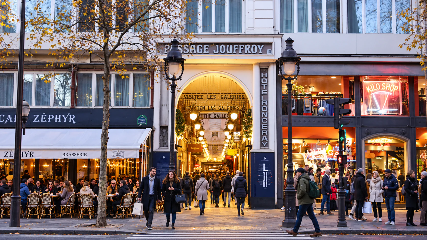 Passage Jouffroy boulevard entrance
