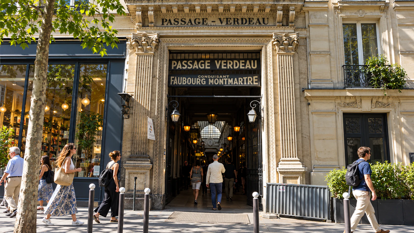 Passage Verdeau street entrance