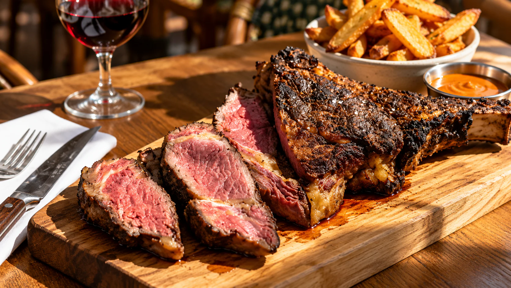 Grilled côte de bœuf