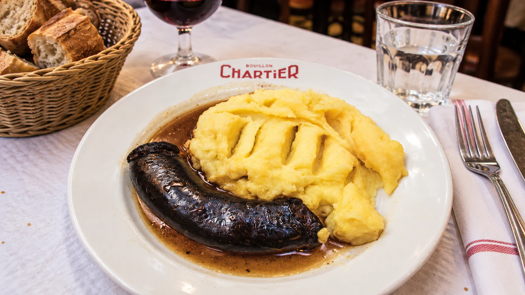 Black pudding and mashed potatoes